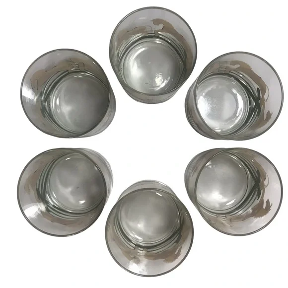 CERA Vintage Carousel Rocking Horse Set of 6 Old Fashioned Rocks Glasses Barware - Picture 6 of 9